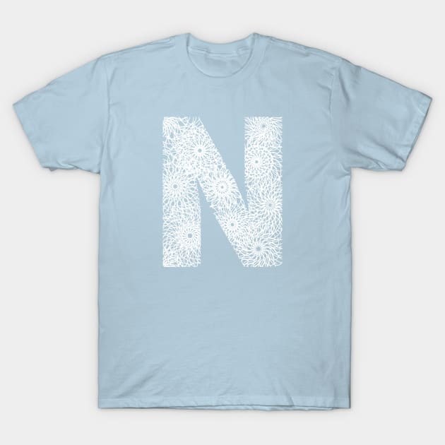 Letter N T-Shirt by Hip Scarves and Bangles